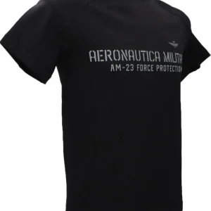 Aereonautica Militare Uomo T-Shirt-TS2149J612 MC Nero