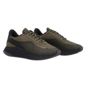 Boss Uomo Sneakers-TTNM EVO RUNN23 Verde scuro