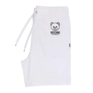 Moschino Abbigliamento Bermuda-V1A6811 BEAR PANTS Bianco