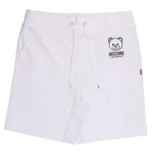 Moschino Abbigliamento Bermuda-V1A6811 BEAR PANTS Bianco
