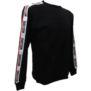Moschino Uomo Felpe-V1A1781 FELPA BANDA Nero