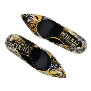 Versace Donna Decolletes-74VA3S50 FONDO SCARLETT DIS. S50 Nero Oro