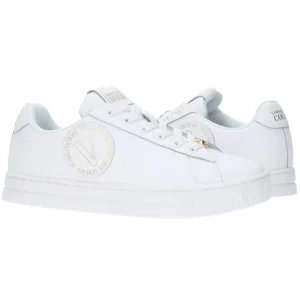Versace Donna Sneakers-74VA3SK3 FONDO COURT 88 DIS. SK3 Bianco