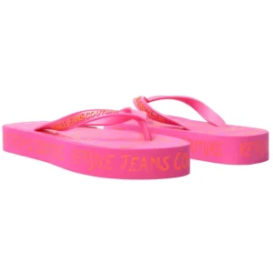 Versace Donna Scarpe Mare-74VA3SQ8 FONDO FLIP FLOP DIS. SQ8 Fucsia