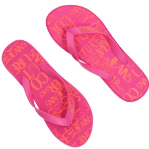 Versace Donna Scarpe Mare-74VA3SQ8 FONDO FLIP FLOP DIS. SQ8 Fucsia