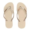 Havaianas Donna Scarpe Mare-WOMEN SLIM Beige Oro