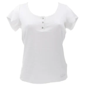 Guess Donna T-Shirt-W2YP24KBCO2 KARLEE JEWEL Bianco