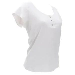 Guess Donna T-Shirt-W2YP24KBCO2 KARLEE JEWEL Bianco