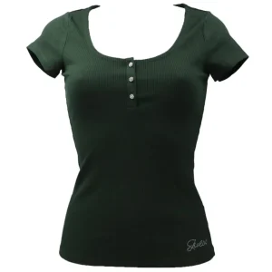 Guess Donna T-Shirt-W2YP24KBCO2 KARLEE JEWEL Verde